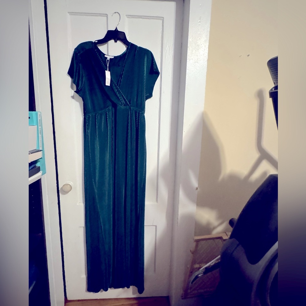 Baltic born emerald green bridesmaid maxi dress XXXL